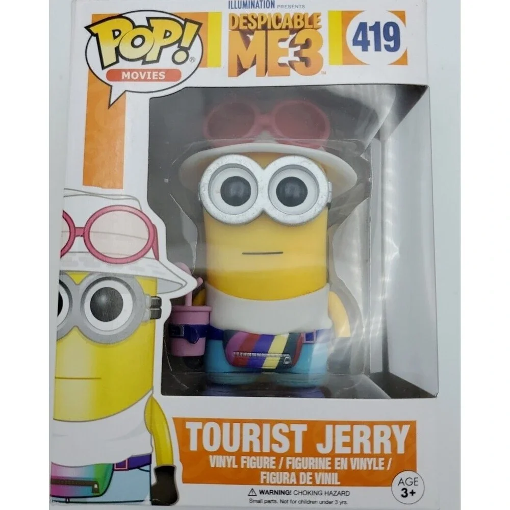 Despicable Me Tourist Jerry Funko Pop! Vinyl: #419‎